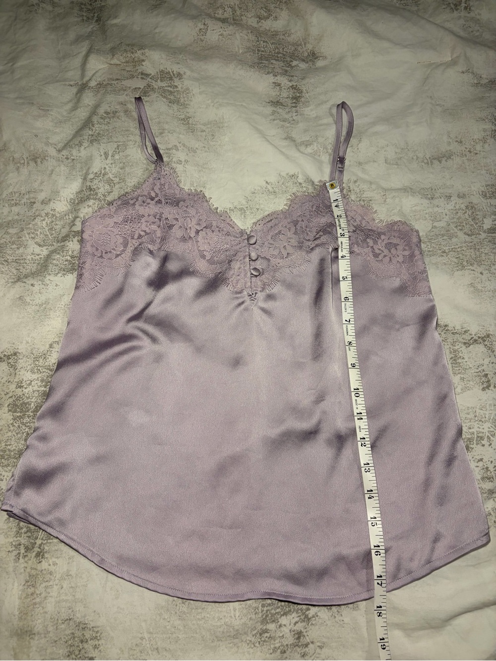 Abercrombie & Fitch Lavender Lace-Trim Cami - Picture 9 of 9
